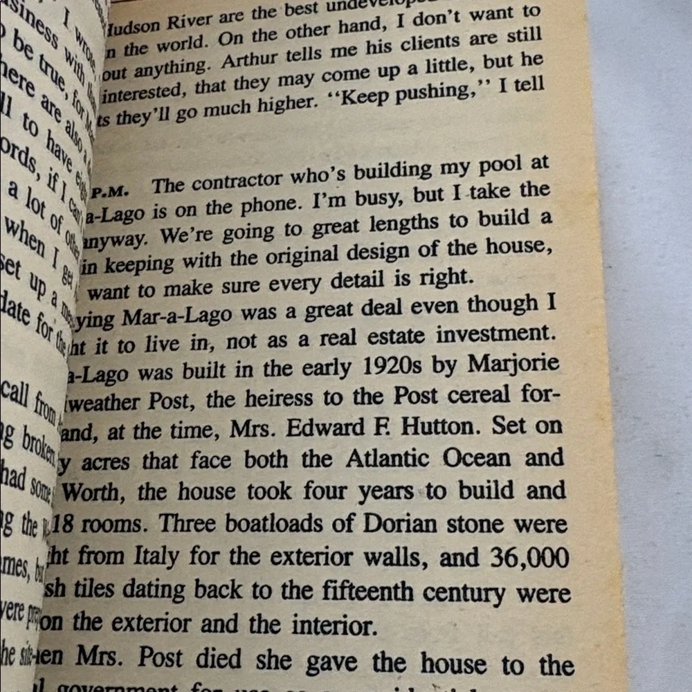 Vintage Trump The Art of the Deal Donald J. Trump 1987 Warner Books
